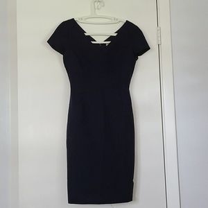 Navy Banana Republic dress